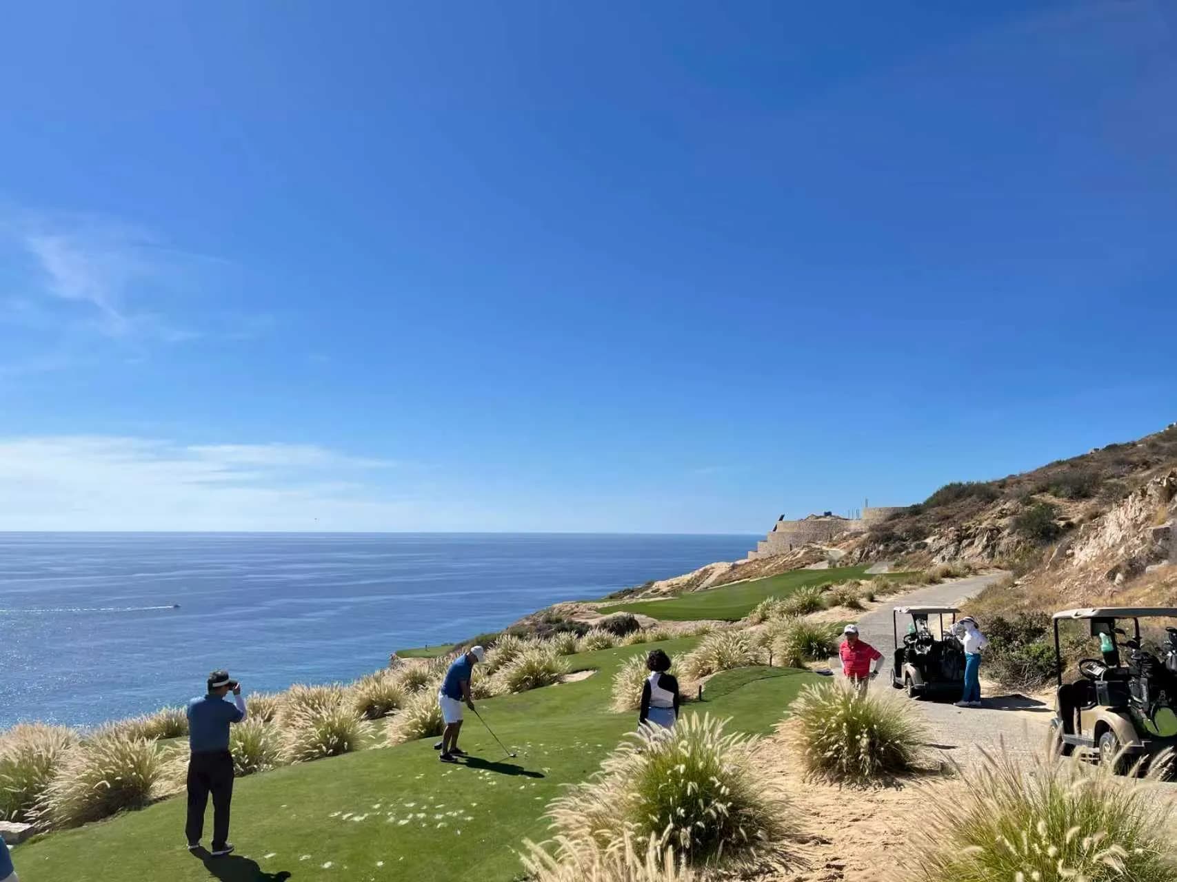Stunning coastal course views